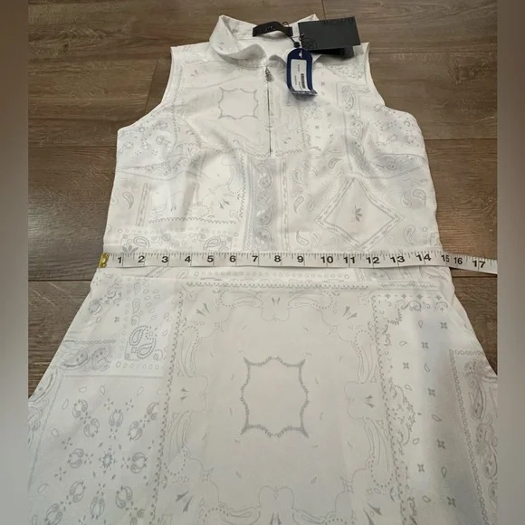 G/FORE Bandana Maverick Sleeveless Dress White Size 6 NWT - Picture 5 of 13